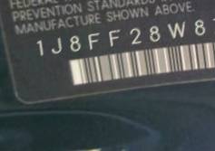 VIN 1J8FF28W87D342336