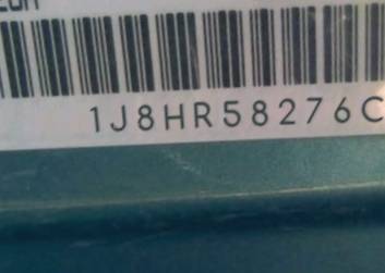 VIN 1J8HR58276C181836