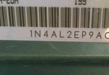 VIN 1N4AL2EP9AC122102