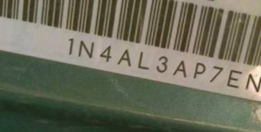 VIN 1N4AL3AP7EN234726