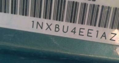 VIN 1NXBU4EE1AZ221167