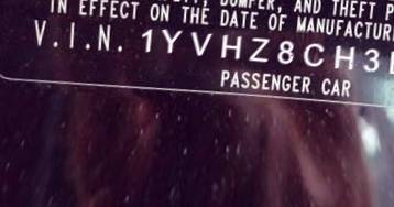 VIN 1YVHZ8CH3B5M28380