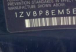 VIN 1ZVBP8EM5E5323062