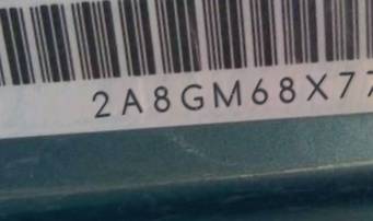 VIN 2A8GM68X77R240663