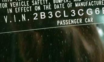 VIN 2B3CL3CG6BH509377