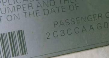 VIN 2C3CCAAG0EH297252