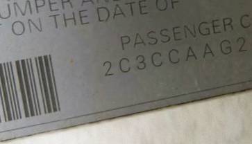 VIN 2C3CCAAG2CH116777