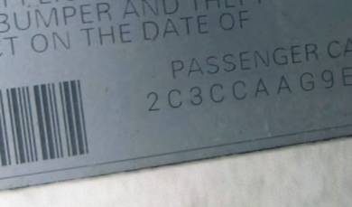 VIN 2C3CCAAG9EH261673