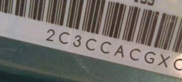 VIN 2C3CCACGXCH204148