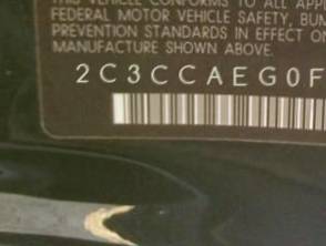 VIN 2C3CCAEG0FH766142