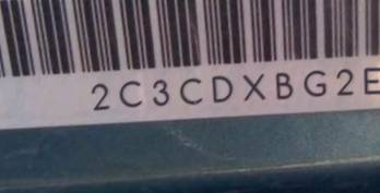 VIN 2C3CDXBG2EH284419