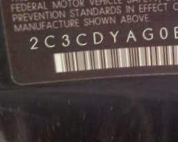 VIN 2C3CDYAG0EH244962