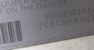 VIN 2C3CDYAG2EH201952