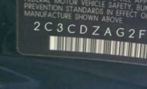 VIN 2C3CDZAG2FH722791