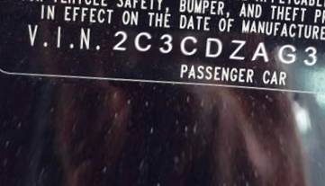 VIN 2C3CDZAG3FH764063
