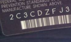 VIN 2C3CDZFJ3FH819115
