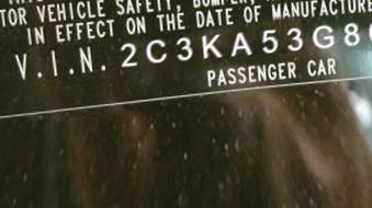 VIN 2C3KA53G86H343210