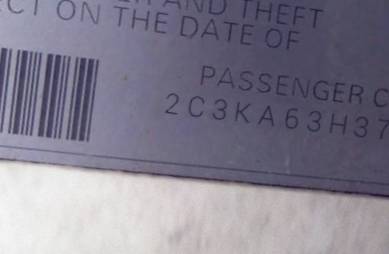 VIN 2C3KA63H37H811327