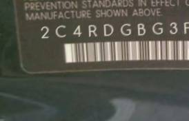 VIN 2C4RDGBG3FR537197