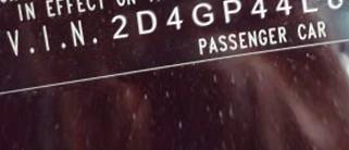 VIN 2D4GP44L86R774410