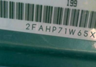 VIN 2FAHP71W65X111953