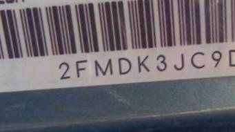 VIN 2FMDK3JC9DBE32723