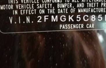 VIN 2FMGK5C85EBD14316