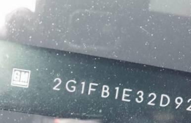 VIN 2G1FB1E32D9221942