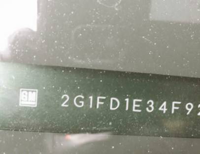 VIN 2G1FD1E34F9272243