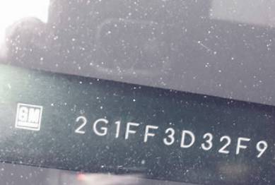 VIN 2G1FF3D32F9135020
