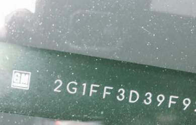 VIN 2G1FF3D39F9218170