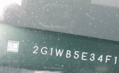 VIN 2G1WB5E34F1111886
