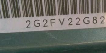 VIN 2G2FV22G822167150