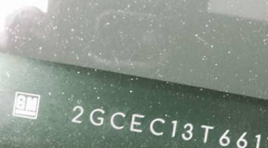 VIN 2GCEC13T661149406