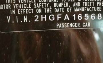 VIN 2HGFA16568H340441
