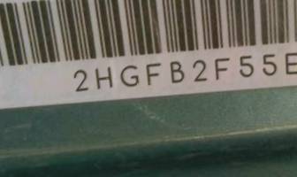 VIN 2HGFB2F55EH556909