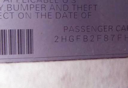 VIN 2HGFB2F87FH514057