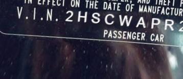 VIN 2HSCWAPR29C050370