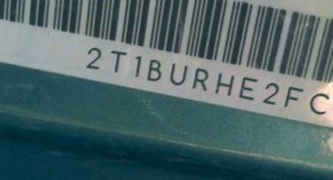 VIN 2T1BURHE2FC437272