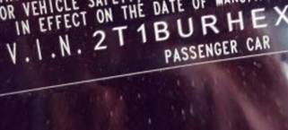 VIN 2T1BURHEXFC363857