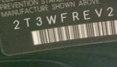 VIN 2T3WFREV2EW094497