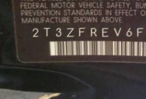 VIN 2T3ZFREV6FW153730