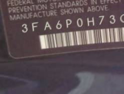 VIN 3FA6P0H73GR199097