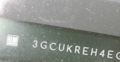 VIN 3GCUKREH4EG380574