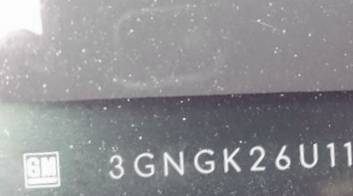 VIN 3GNGK26U11G223943