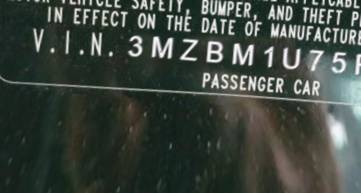 VIN 3MZBM1U75FM195896