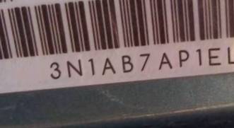 VIN 3N1AB7AP1EL667062