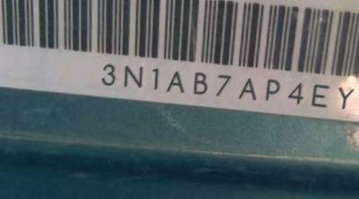 VIN 3N1AB7AP4EY200222