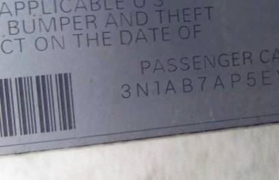 VIN 3N1AB7AP5EY245556