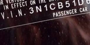 VIN 3N1CB51D65L477910